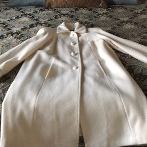 Winter white/cream ladies coat